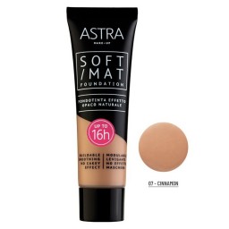 Astra Soft/mat Fondotinta Effetto Opaco Naturale - 16h+ - 07 - Cinnamon
