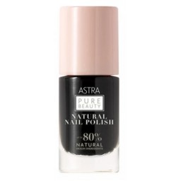 Astra Pure Beauty Natural Nail Polish - Smalto - 16 - Black Rice