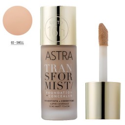 Astra Transformist Fondotinta + Correttore Semi Matt Finish - 02 - Shell