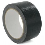 Lc Nastro Adesivo Telato Extra Resistente - 50mm X 25 Metri - Nero