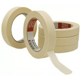 Lc Nastro Adesivo Di Carta 19mm X 50 Metri - Gommata Incollante A Solvente