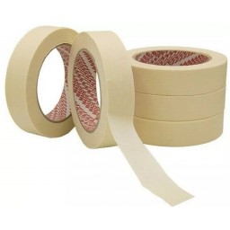 Lc Nastro Adesivo Di Carta 25mm X 50 Metri - Gommata Incollante A Solvente