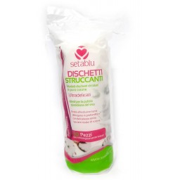 Setablu Dischetti Levatrucco Rotondi In Cotone - 60 Pezzi