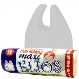 Elios Netti' 15 Sacchi Ultraresistenti 28l 52x70cm Profumati - Fragola