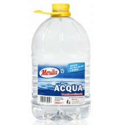 Merilu' Acqua Demineralizzata 5l - Per Ferri Da Stiro, Caldaie, Batterie