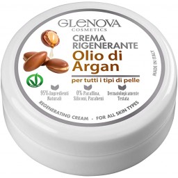 Glenova Crema Rigenerante - 120ml - Olio Di Argan - Tutti I Tipi Di Pelle