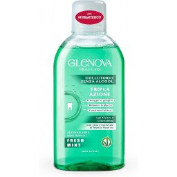 Glenova Collutorio Per Igiene Orale - 400ml - Fresh Mint - Con Antibatterico