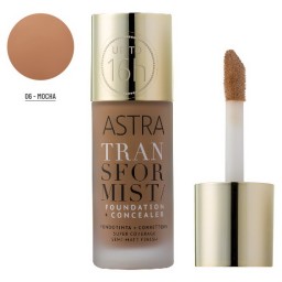 Astra Transformist Fondotinta + Correttore Semi Matt Finish - 06 - Mocha