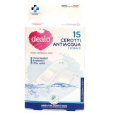Dealo 15 Cerotti Antiacqua - 10pz 7x2cm - 5pz 4x4cm - Impermeabili Sottili