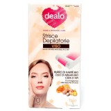 Dealo Strisce Depilatorie Pronte Viso - 10 Pezzi - Con Argan