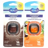Dealo Deodorante Per Bocchette Aria Auto - 30 Giorni - Profumi Assortiti