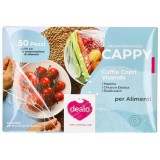 Dealo Cappy 50 Cuffie Copri Vivande Estendibili Da 10 A 25 Cm - Per Alimenti