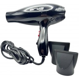 Arya 3200 Phon Asciugacapelli Professionale 1800w - Con 2 Becchi Diffusori