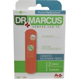 Dr Marcus 12 Cerotti Formato Medio - Pronta Medicazione Traspiranti