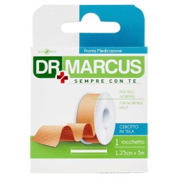 Dr Marcus Rocchetto Adesivo Per Medicazioni In Tnt - 1.25cm - 5 Metri