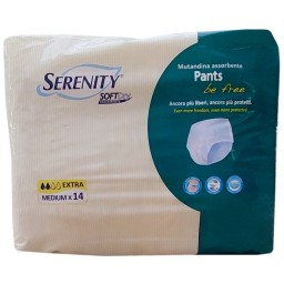 Serenity Softdry Pants Be Free Mutandine Assorbenti Extra 14 Pezzi - Medium