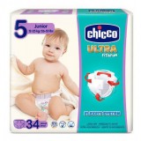 Chicco Pannolini Ultra Fit&fun Taglia 5 Junior 12-25kg - 34 Pezzi