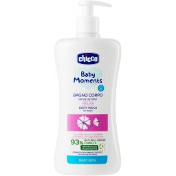 Chicco Baby Moments Bagno Corpo Senza Lacrime - 500ml - Relax - Con Malva