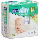 Chicco Pannolini Airy Ultra Fit&dry Taglia 3 Midi 4-9kg - 21 Pezzi