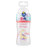 Neobaby Biberon In Plastica Collo Largo - 150ml - 0m+ - Dino Rosa