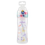 Neobaby Biberon In Plastica Collo Largo - 250ml - 2m+ - Dino Rosa