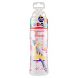 Neobaby Biberon In Plastica Collo Largo - 330ml - 4m+ - Dino Rosa