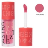 Astra Hypnotize Liquid Lip & Cheek - Rossetto Blush - 01 Boho