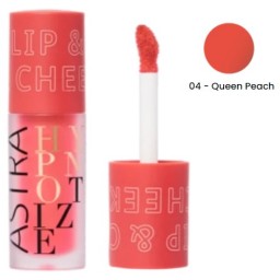 Astra Hypnotize Liquid Lip & Cheek - Rossetto Blush - 04 Queen Peach