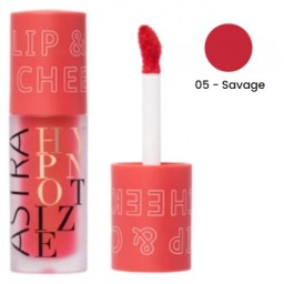 Astra Hypnotize Liquid Lip & Cheek - Rossetto Blush - 05 Savage