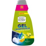 Sweet Home Gel Lavastoviglie - 1 Litro - Limone - Brillantezza Zero Residui