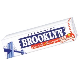 Brooklyn Gomme Da Masticare - 25 Grammi - 9 Gomme - Spearmint Gusto Lungo