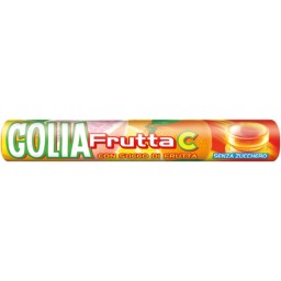 Golia Frutta C Caramelle Con Succo Di Frutta - Senza Zucchero - 34 Grammi