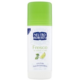 Neutro Roberts Deodorante Stick 40ml - Fresco - Te' Verde & Lime