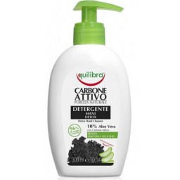 Equilibra Carbone Attivo Detergente Mani Detox - 300ml - Aloe Vera