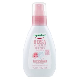 Equilibra Deodorante Vapo No Gas - 75ml - Rosa Ialuronica - Delicatezza 24h