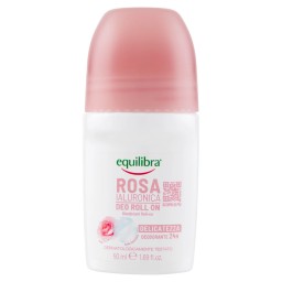Equilibra Deodorante Roll-on 50ml - Rosa Ialuronica - Delicatezza 24h