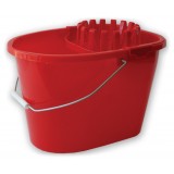 La Dupla Secchio Ovale Per Mocio Con Strizzatore E Manico In Plastica - 14l