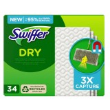Swiffer Panni Catturapolvere - 34 Pezzi - Ricambi Per Scopa - Dry 3x Capture