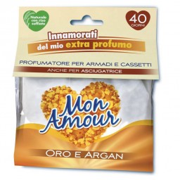 Mon Amour Profumatore - 12 Grammi - Oro - Per Armadi Cassetti Asciugatrici