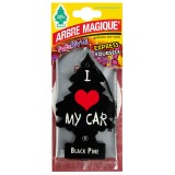 Arbre Magique Alberello Deodorante Per Auto - 1 Pezzo - Black Pino