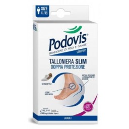 Podovis Talloniera Slim Doppia Protezione Comfort Gel System - Uomo 41/45