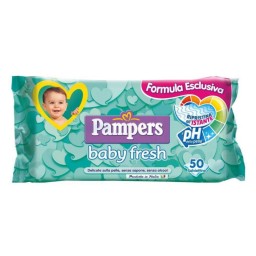 Pampers Baby Fresh - 50 Saviettine Umidificate - Delicate Sulla Pelle