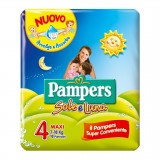 Pampers Sole E Luna Pannolini - Taglia 4 Maxi 7-18kg - 18 Pezzi