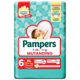 Pampers Baby Dry Mutandino - Taglia 6 Extra Large Xl 15+kg - 14 Pezzi