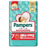 Pampers Baby Dry Mutandino - Taglia 7 Xx Large Xxl 17+kg - 13 Pezzi
