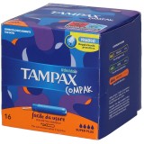 Tampax Compak Assorbenti Igienici Interni - 16 Pezzi - Formato Super Plus