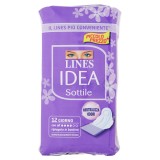Lines Idea Assorbenti - 12 Pezzi - Sottile Con Ali Ripiegato In Bustina