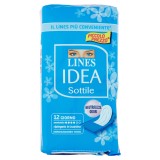 Lines Idea Assorbenti - 12 Pezzi - Sottile Anatomico Ripiegato In Bustina