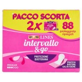 Lines Intervallo Assorbenti Proteggislip - 88 Pezzi - Ripiegati - Ultra