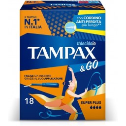 Tampax &go Assorbenti Interni - 18 Tamponi - Super